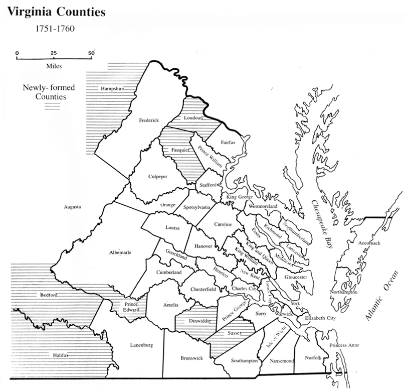 maps of virginia counties. Present Virginia Counties